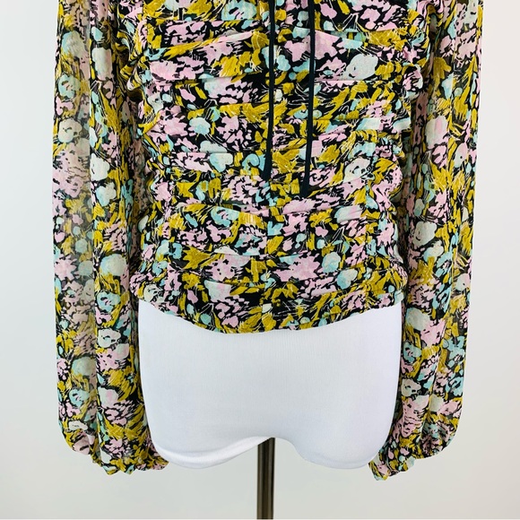 Free People Boho Mabel Floral Top XS - Picture 5 of 15